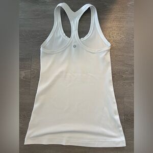 Lululemon white racerback tank size 4
